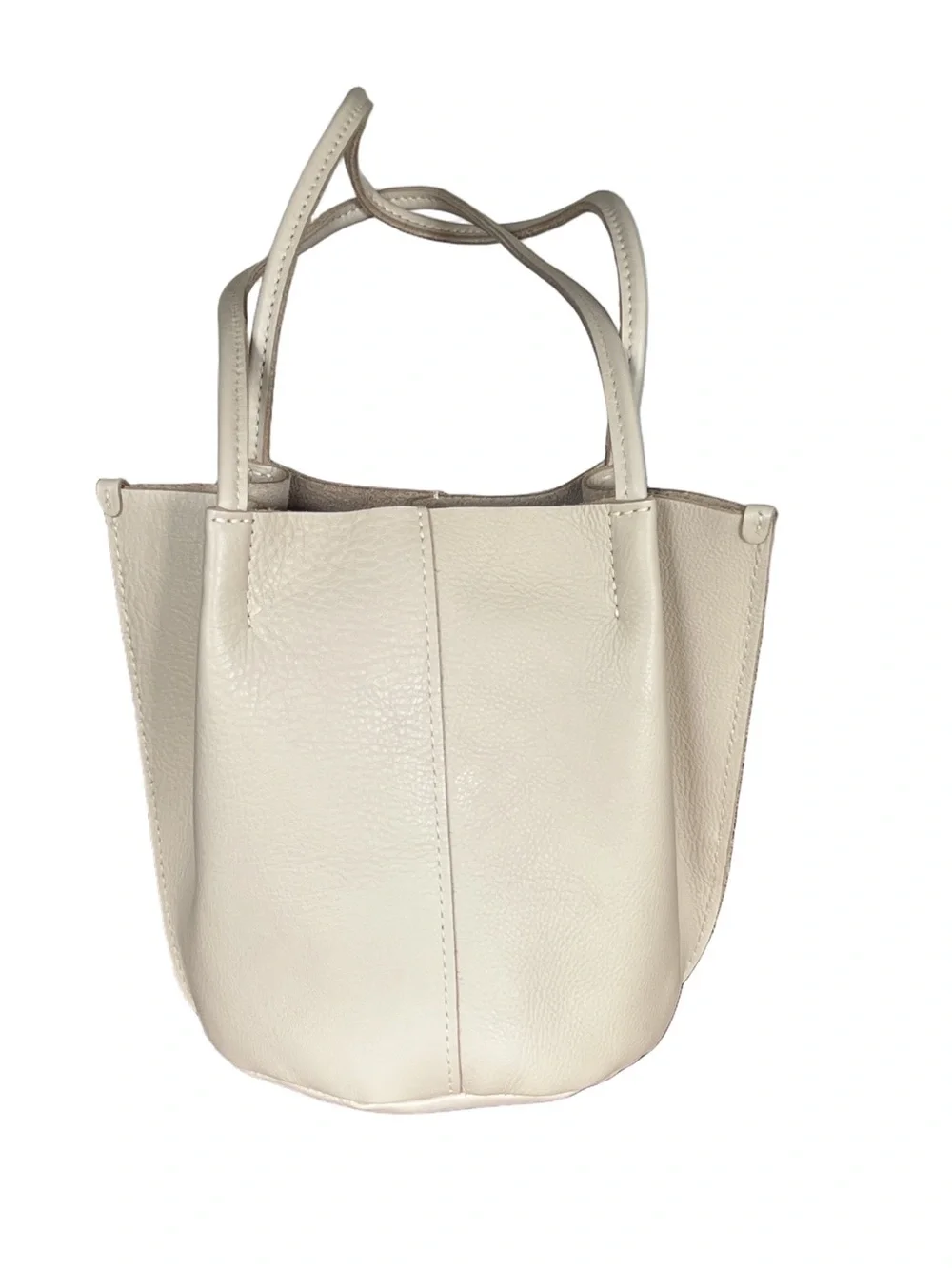 Portland Leather Devin Classic  Size  bucket tote - NWOT - Picture 2 of 9